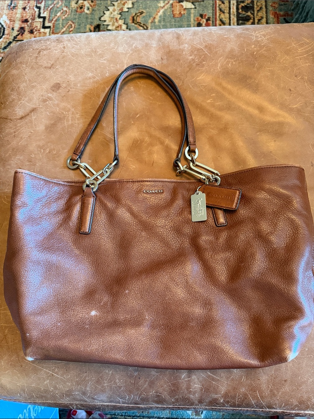 Coach Madison Leather Phoebe Shoulder Bag – Saddle Brown Hobo